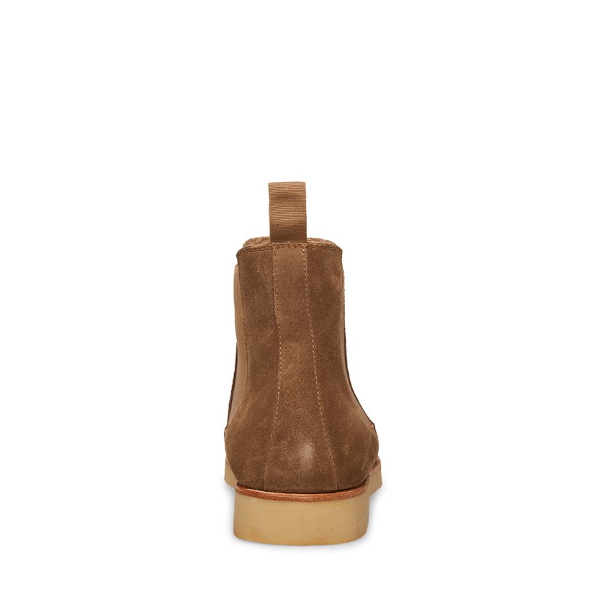 Brown Steve Madden Wilshire-s Suede Men's Chelsea Boots | PH 9720GLK